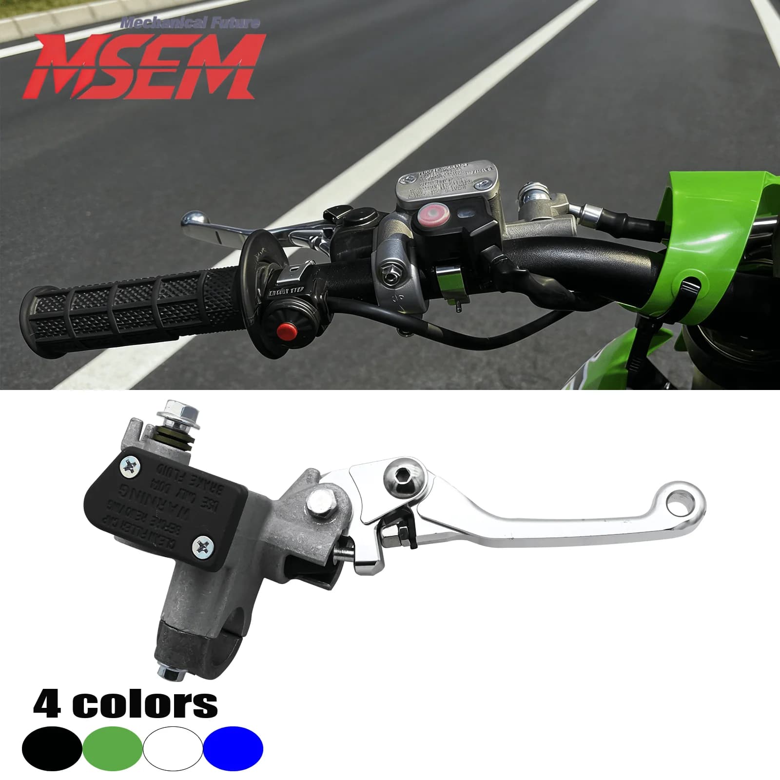 Pompa Freno Moto con Leva Freno per Yamaha YZ125 YZ250X WR250F WR450F Kawasaki KX250F KX450F Ricambi Moto da Cross