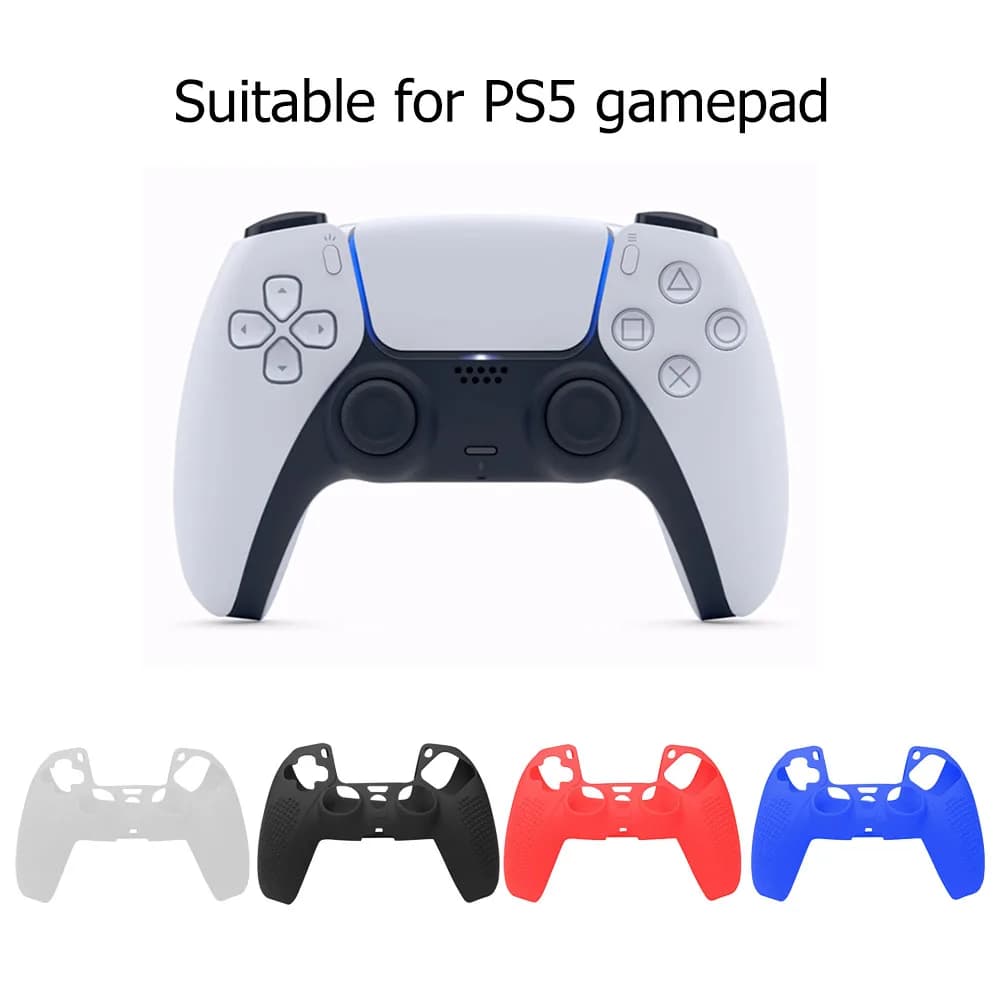 Coperture protettive in silicone morbido antiscivolo per custodia per accessori per macchine elettroniche per controller PS5