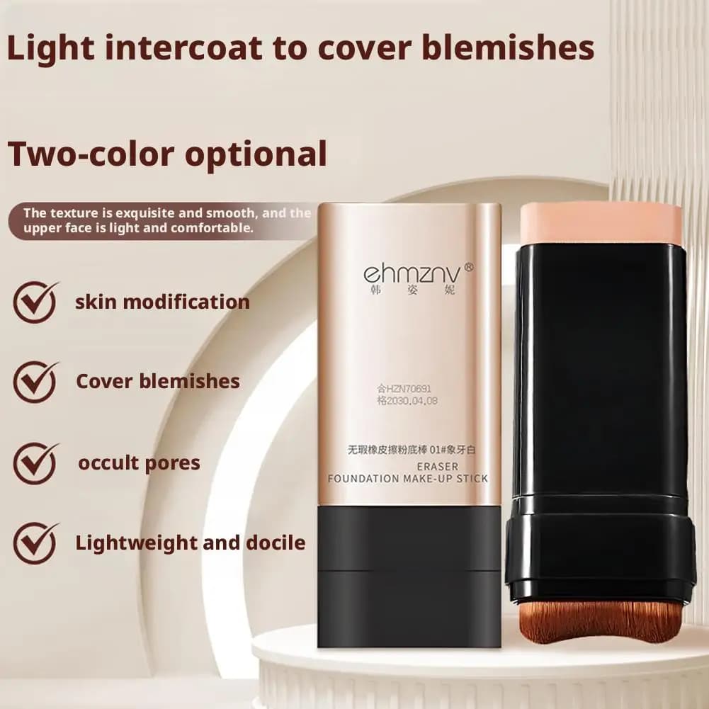 background sweat-resistant concealer foundation natural brightening concealer durable with great beauty makeup brush for face