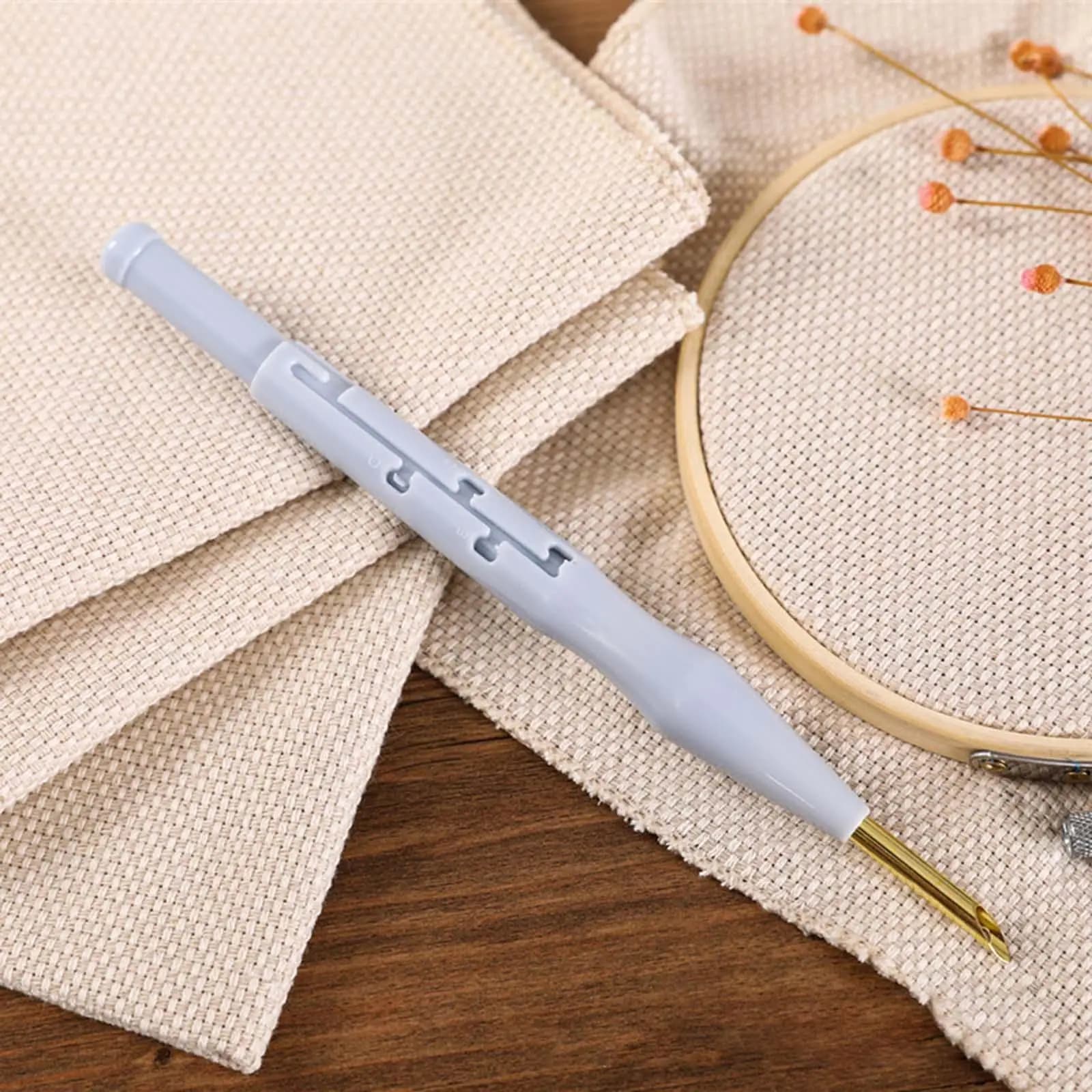 Punch Needle Fabric Durable Weave Cross Stitch Material for Handicraft Sewing Accessories for Clothes Making