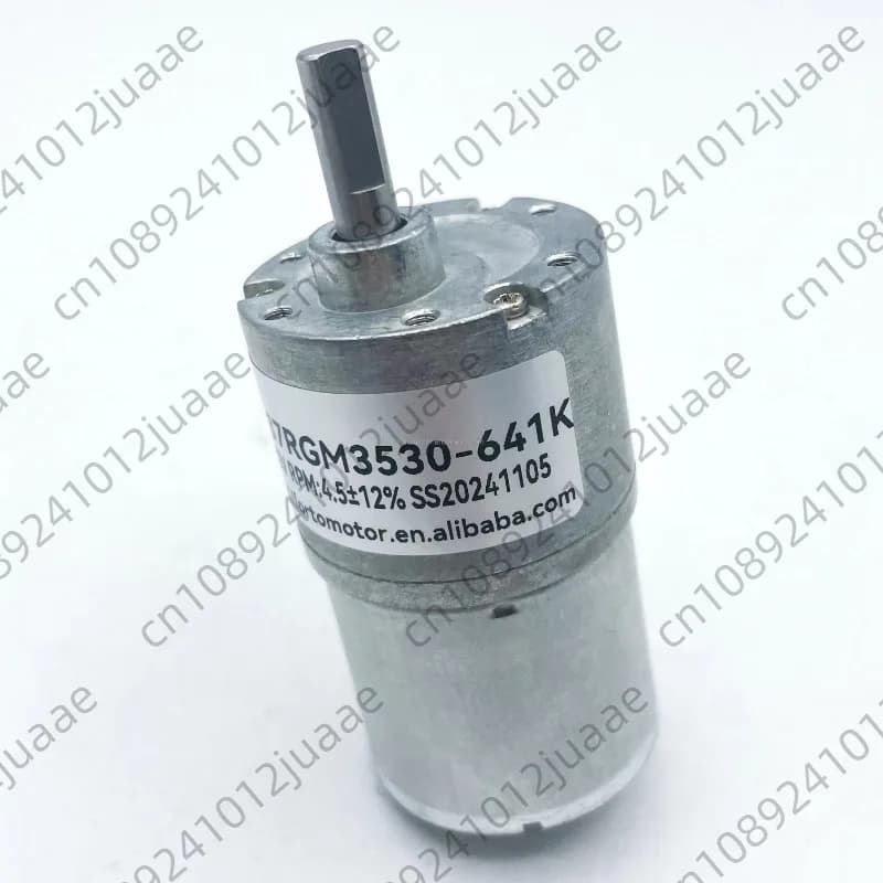 FT-37RGM3530-641K riduttore a ingranaggi dritto 12v DC riduttore motore riduttore per lettiera per gatti