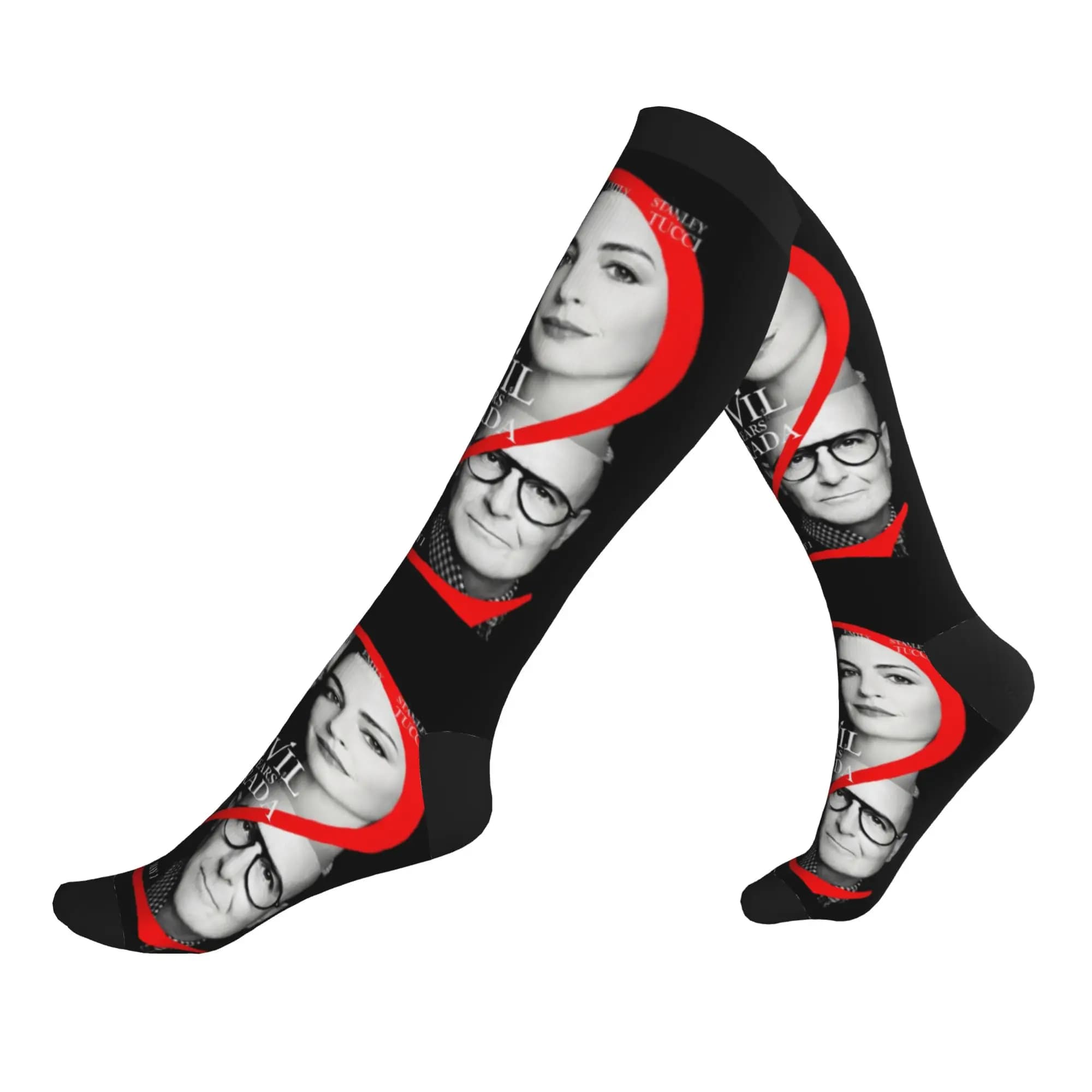 Comedy Film The Devil Wears Pradas Dress Socks Men Women Warm Funny Novelty Sports Compression Socks