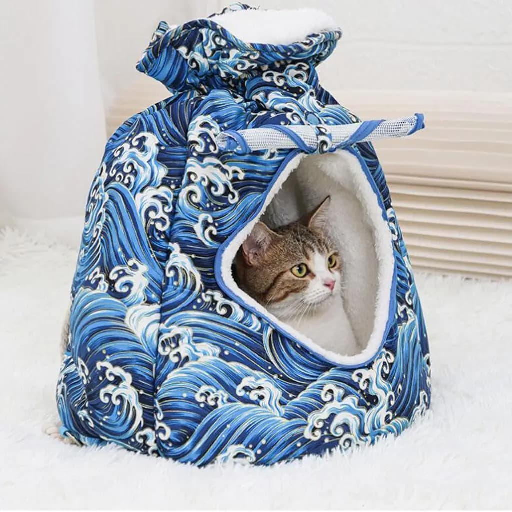 Backpack Warm Adjustable Pet Carrier, Winter Pet Carrier Bag for dog Carrier Hands- Pet Puppy outdoor Blessing Bag