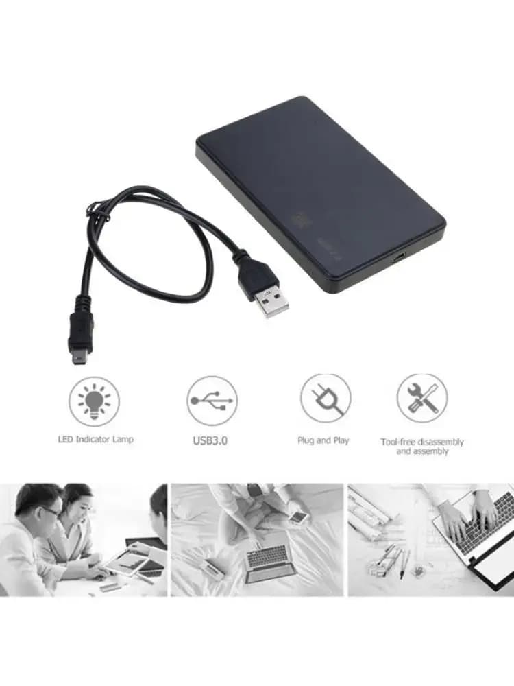 Disco rigido 652F per custodia Case Box esterno USB 2,5 pollici Serial SDD Enclosure 6 Gbps