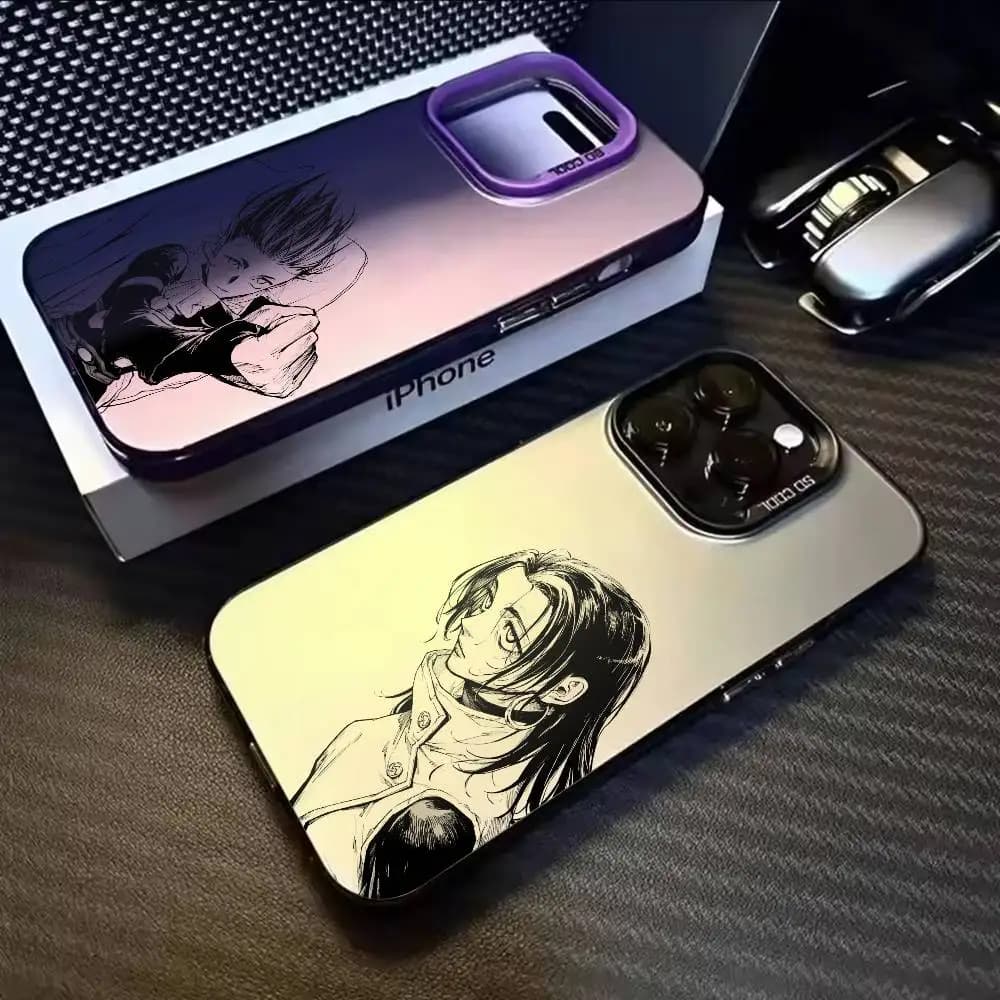 Custodia per telefono Yuka Okkotsu JJK Jujutsu per iPhone 17, 16, 15, 14, 13, 12, 11, Mini, Pro, E, MAX Candy Matte