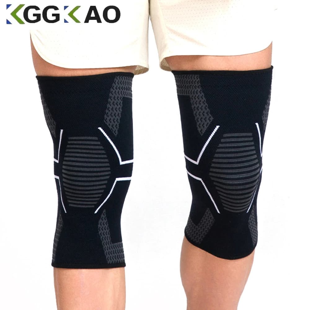 Supporto per Ginocchio Unisex, Fascia Compressiva per Allenamento e Sport, Protezione per Articolazione del Ginocchio, ACL, Artrite