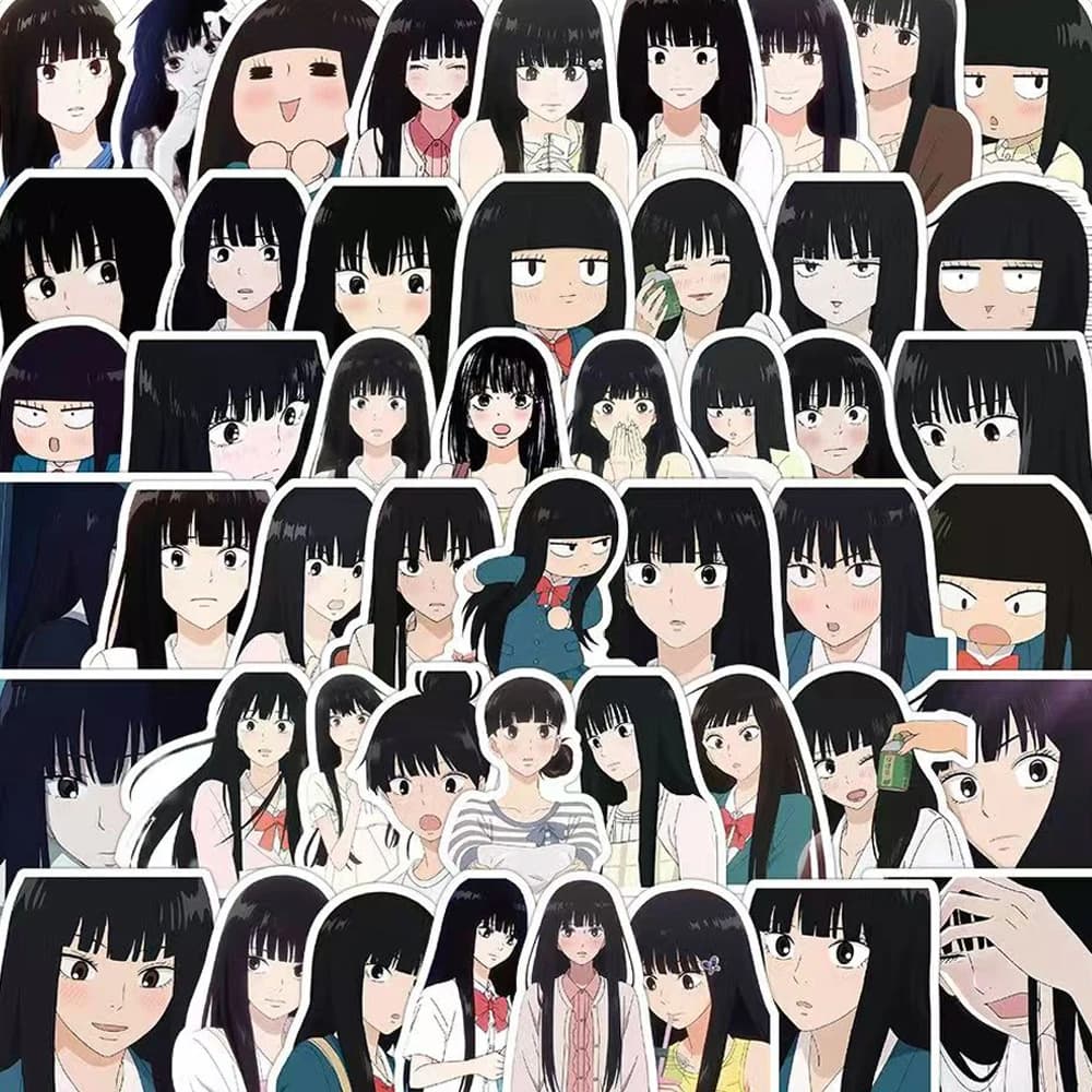 10/30/59pcs Kawaii Girls Kuronuma Sawako Stickers Kimi Ni Todoke Anime Sticker estetica Laptop Notebook Wall bagagli decalcomanie