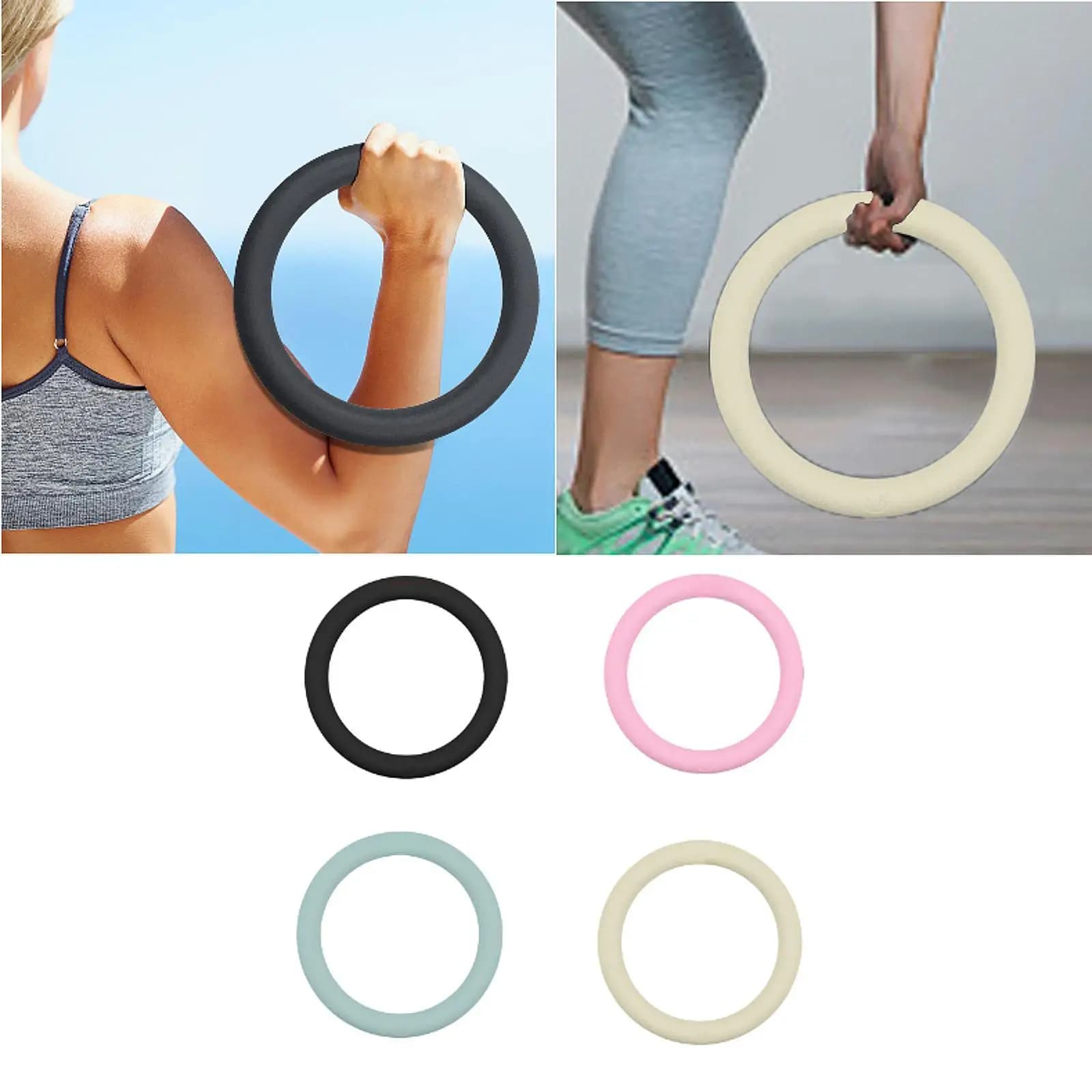 Kettlebell weight ring workout equipment Portable non-slip practice 5 pounds for strength training Pilates Exercise yoga fitness at home