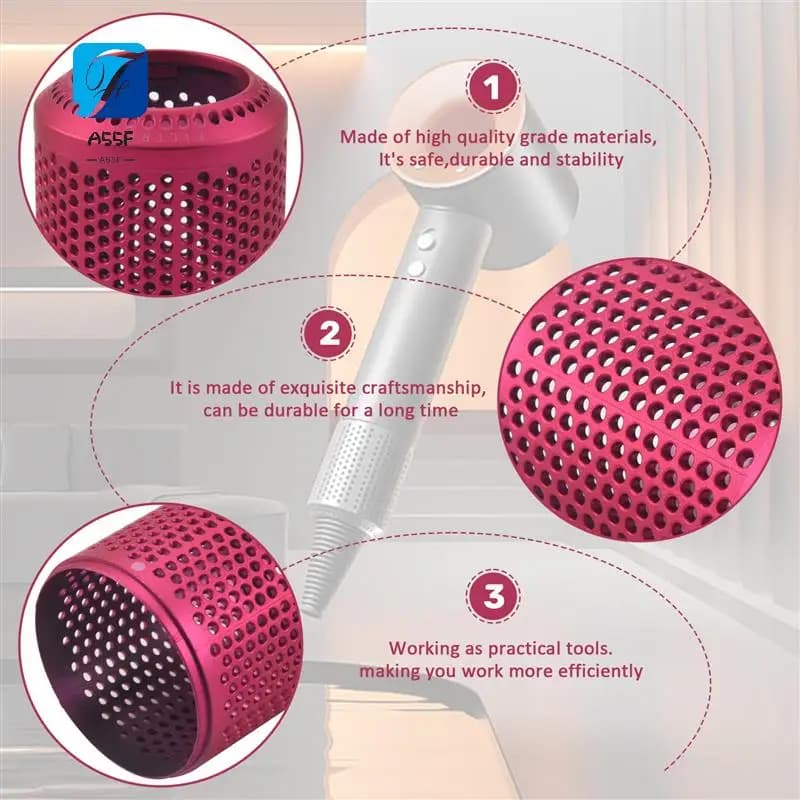 A55F-Adatto Per Dyson Asciugacapelli HD01 HD03 HD08 Coperchio del filtro esterno antipolvere Accessori per aspirapolvere