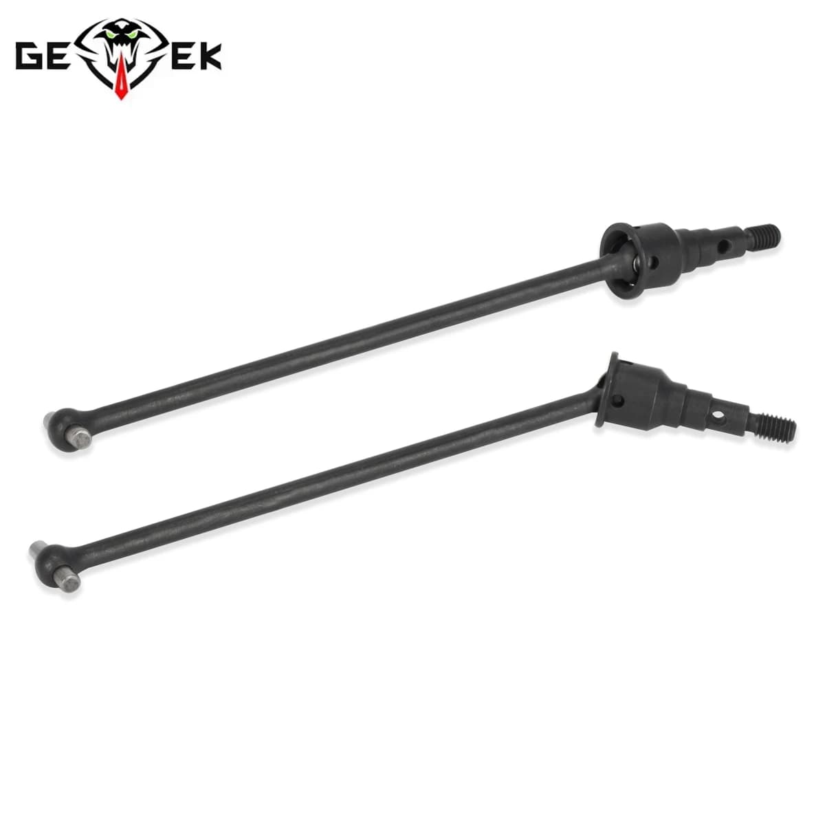 2 pezzi in acciaio duro anteriore posteriore CVD alberi di trasmissione per 1/10 RC Crawler Car LOSI Lasernut U4 4WD aggiornamenti parti accessori
