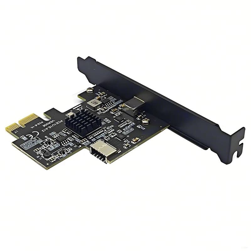 PCI-E USB 3.2 Double Type C HUB ASM3142 Chip PCIE PCIE USB Type C PCI Express 3.0 X1 to USB 3.2 Gen2 Type C + Type E 10G