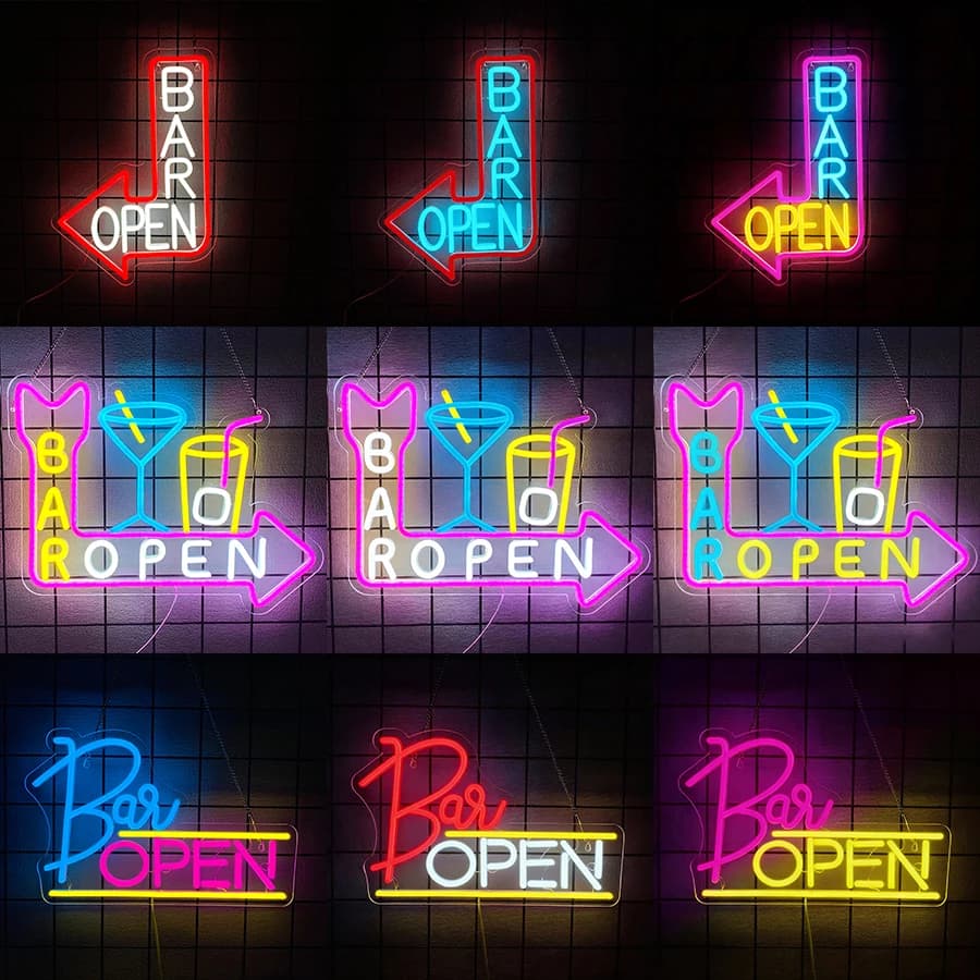 Insegna al Neon per Decorazione Murale, Insegna Luminosa a LED per Bar, Ideale per Man Cave, Stanza, Camera da Letto, Birreria, Pub, Club, Bistrot, Feste in Casa