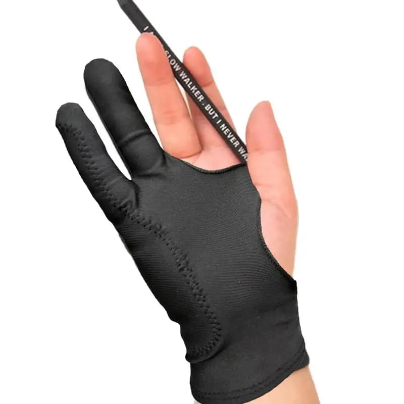 Guanti da disegno a due dita Guanti antitouch Guanti per tablet grafico per tablet Touch screen Disegno Guanto antimistouch