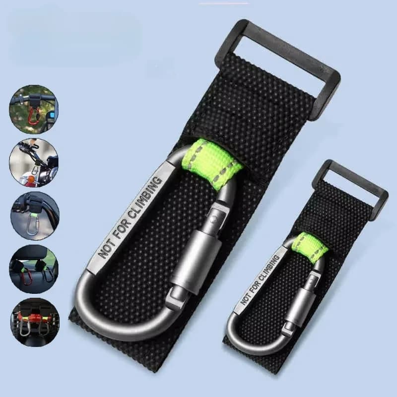 Motorcycle electric bike hanging hook, electric scooter small hook, front helmet hook, outdoor aluminum alloy hanging hook