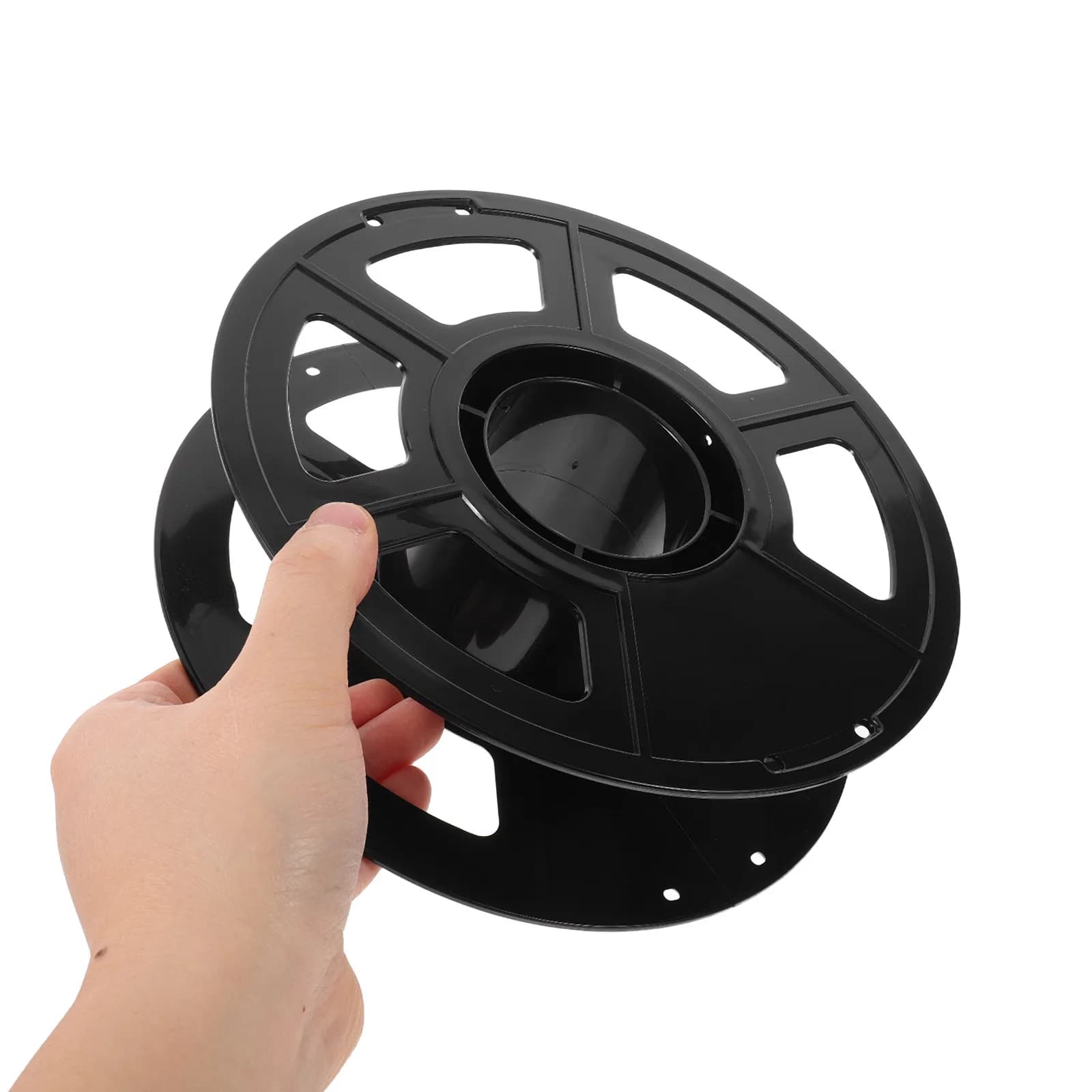 6 Pieces Reusable 3D Printer Filament, Trapezoidal Frame Design at Nido d'Ape, Light Plastic Coil Cava for PLA ABS PETG