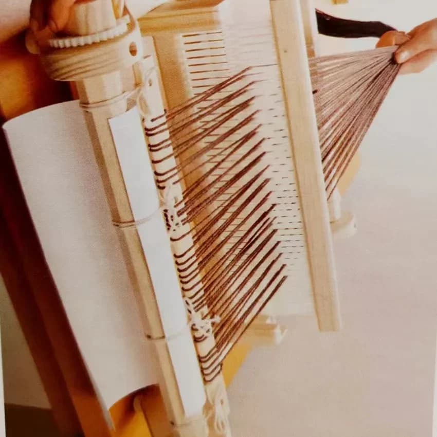 -Weaving Rigid Heddle Loom For 40/10 Reeds Middle Yarn