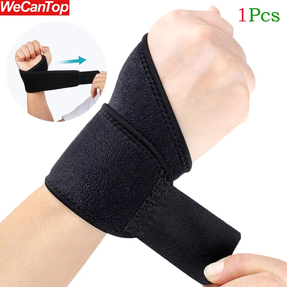 1 pezzo di supporto per polso regolabile, fasce per polso per uomo donna, cinturini, cinghie di compressione, manica per fitness, schegge, artrite