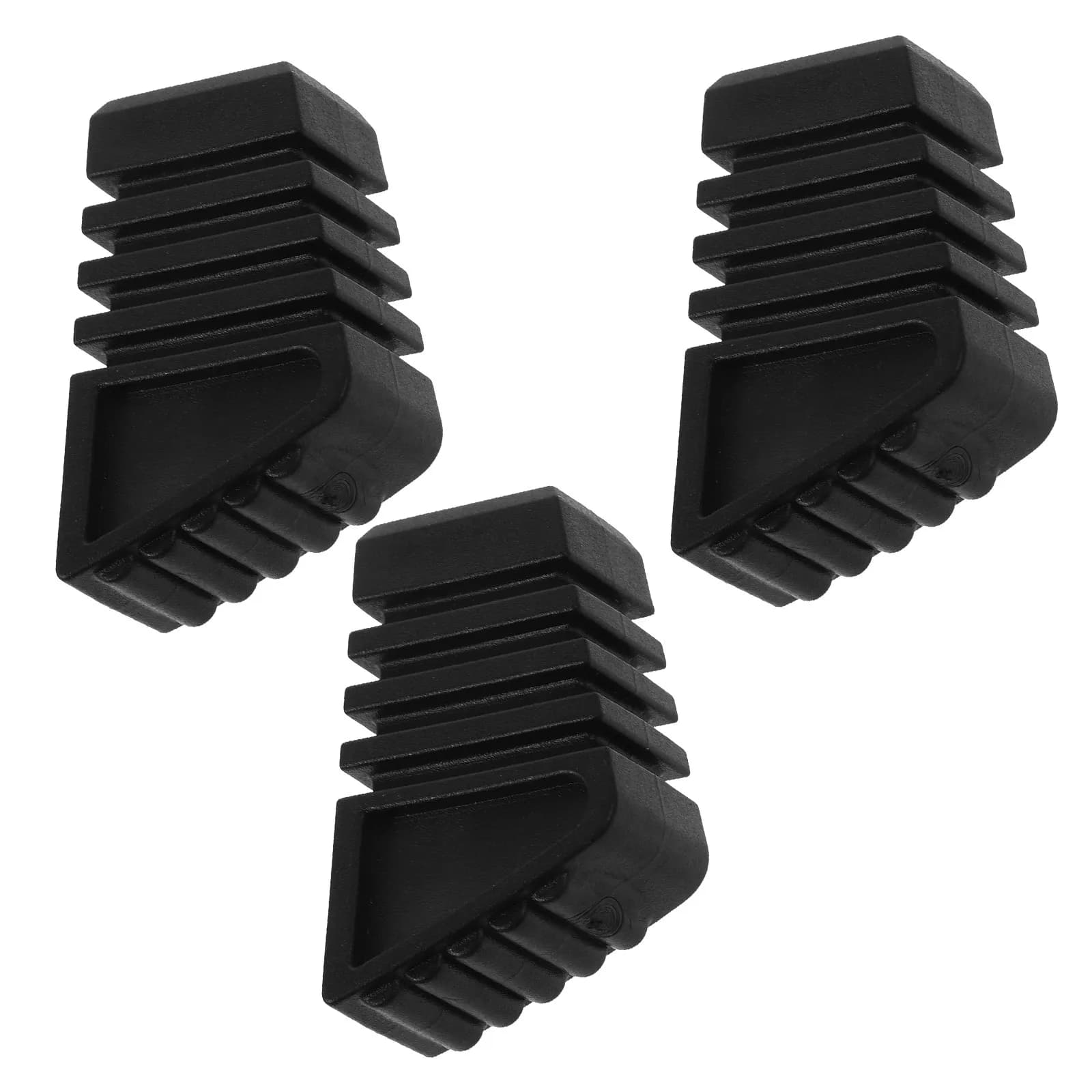 Set di 3 Protezioni per Gambe e Piedi, Accessori per Batteria, Piedini in Gomma per Rack, Mobili