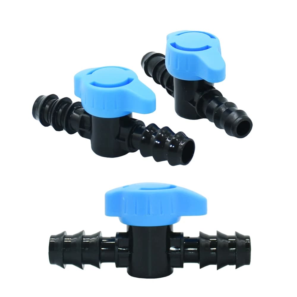 Irrigazione a goccia 16mm/20mm Tubo Pe Tubo Rubinetto da giardino Valvola di irrigazione Uso Tubo dell'acqua Tubo di plastica connettore per irrigazione barb