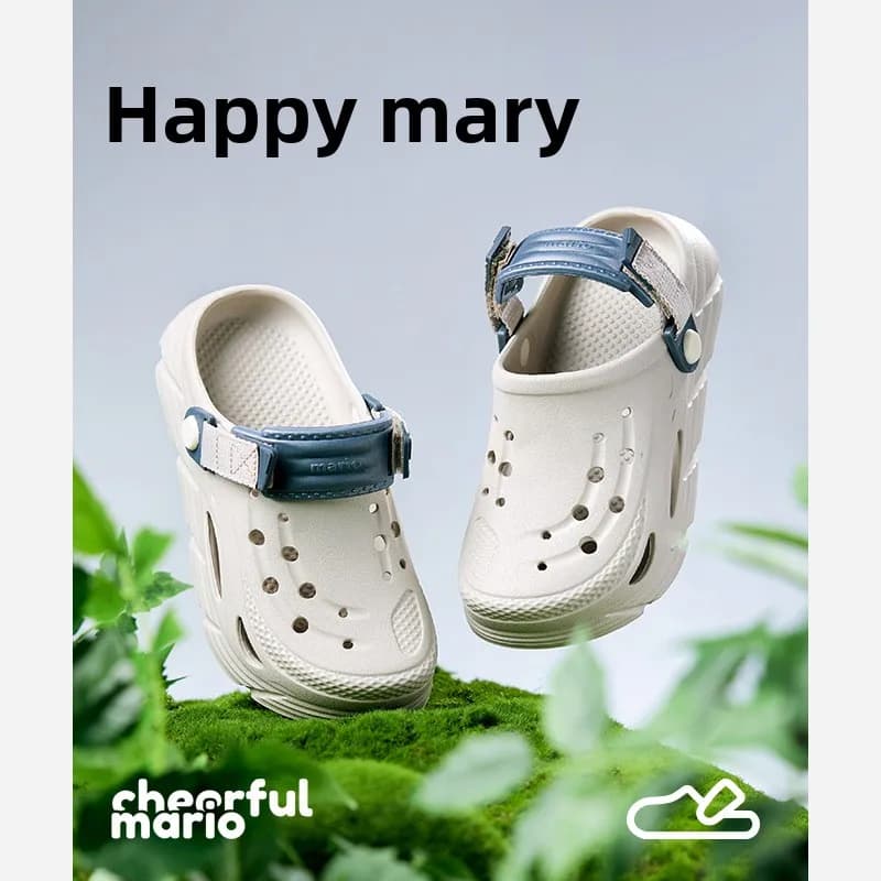 Adorabili Scarpe da Spiaggia per Bambini, Sandali Leggeri e Traspiranti, Calzature per l'Apprendimento all'Aperto, Zoccoli EVA alla Moda e Semplici