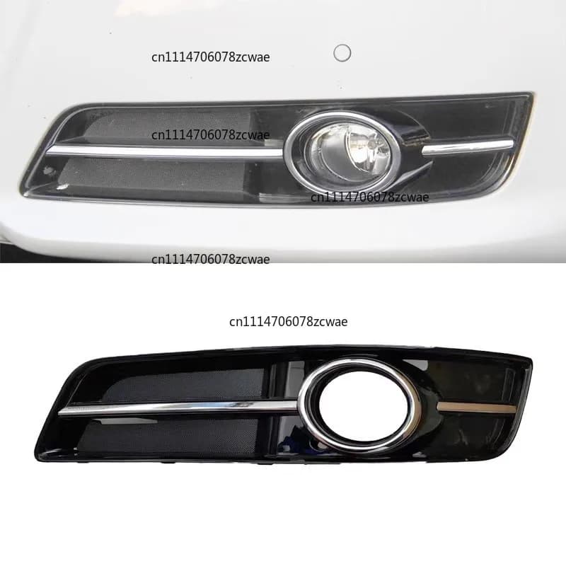 for Audi A3 8P 2010 2011 2012 2013 8P0807681J 8P0807682J Front Bumper Fog Light Grille Frame Bezel Cover with Chrome Ring