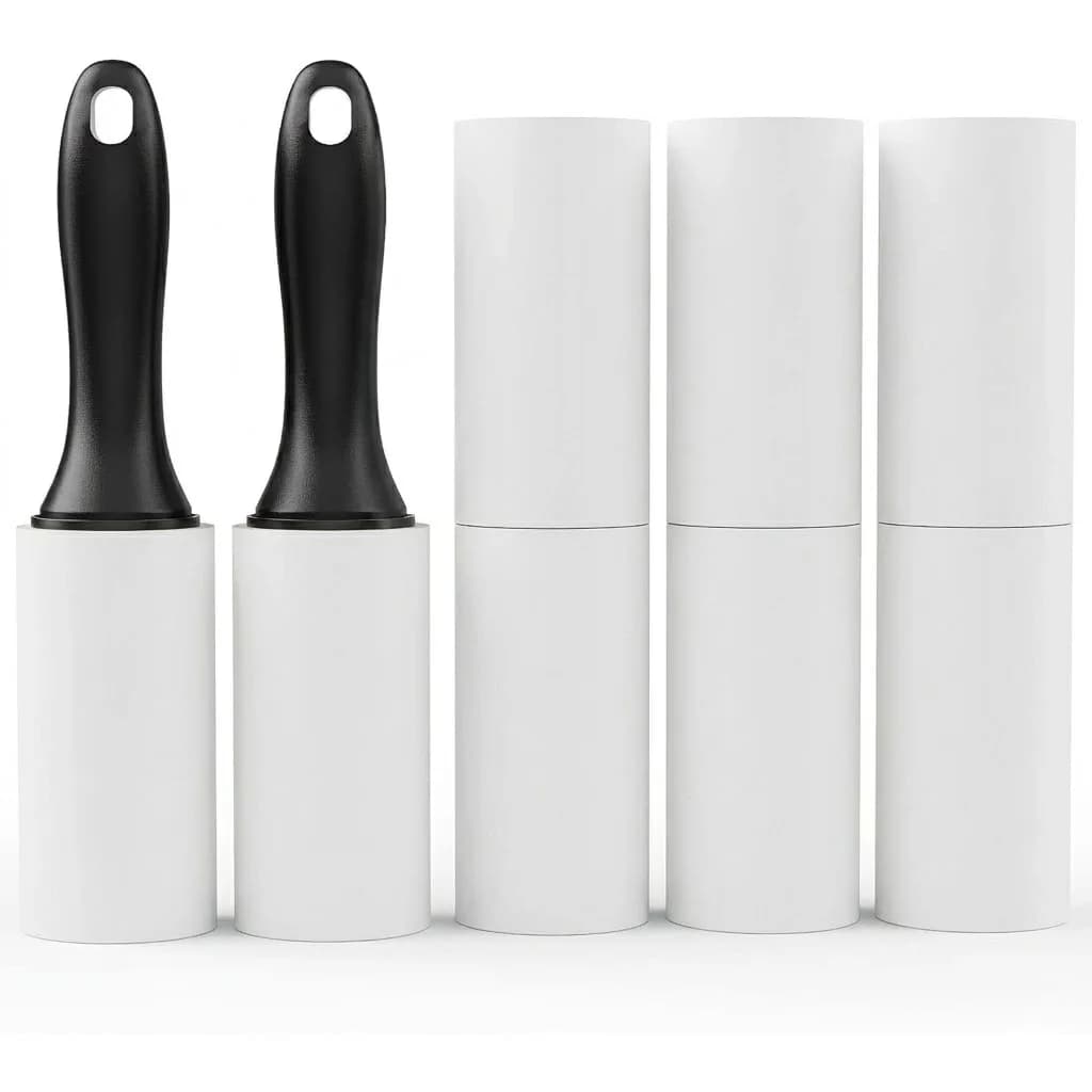Extra Sticky Lint Rollers for Pet Hair, 360/480 Sheets of Lint Roller Refills and 1/2 Handles, Clothes Roller Sticky for Pet Hai