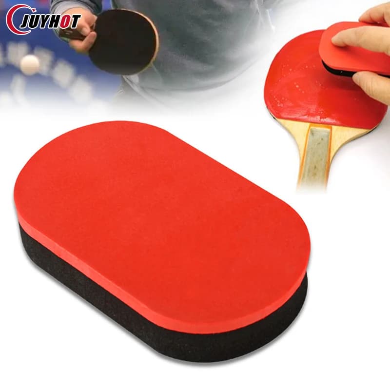 Portable Ping Pong Cleaning Sponge for Ping Pong Professional Rubber Cleaner Accessories for Tennis Rack Care