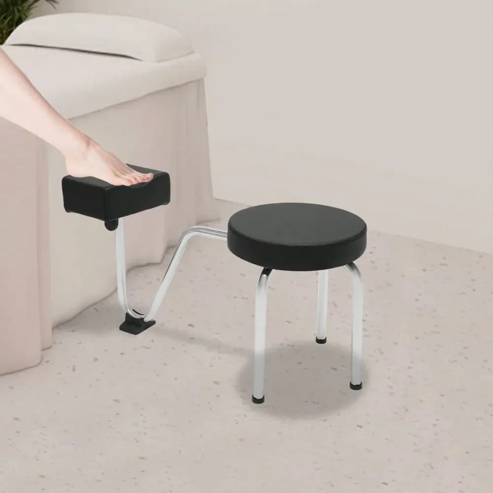Sgabello Poggiapiedi per Salone di Bellezza, Sgabello per Pedicure Regolabile in Altezza, Sgabello Poggiapiedi per Spa e Pedicure