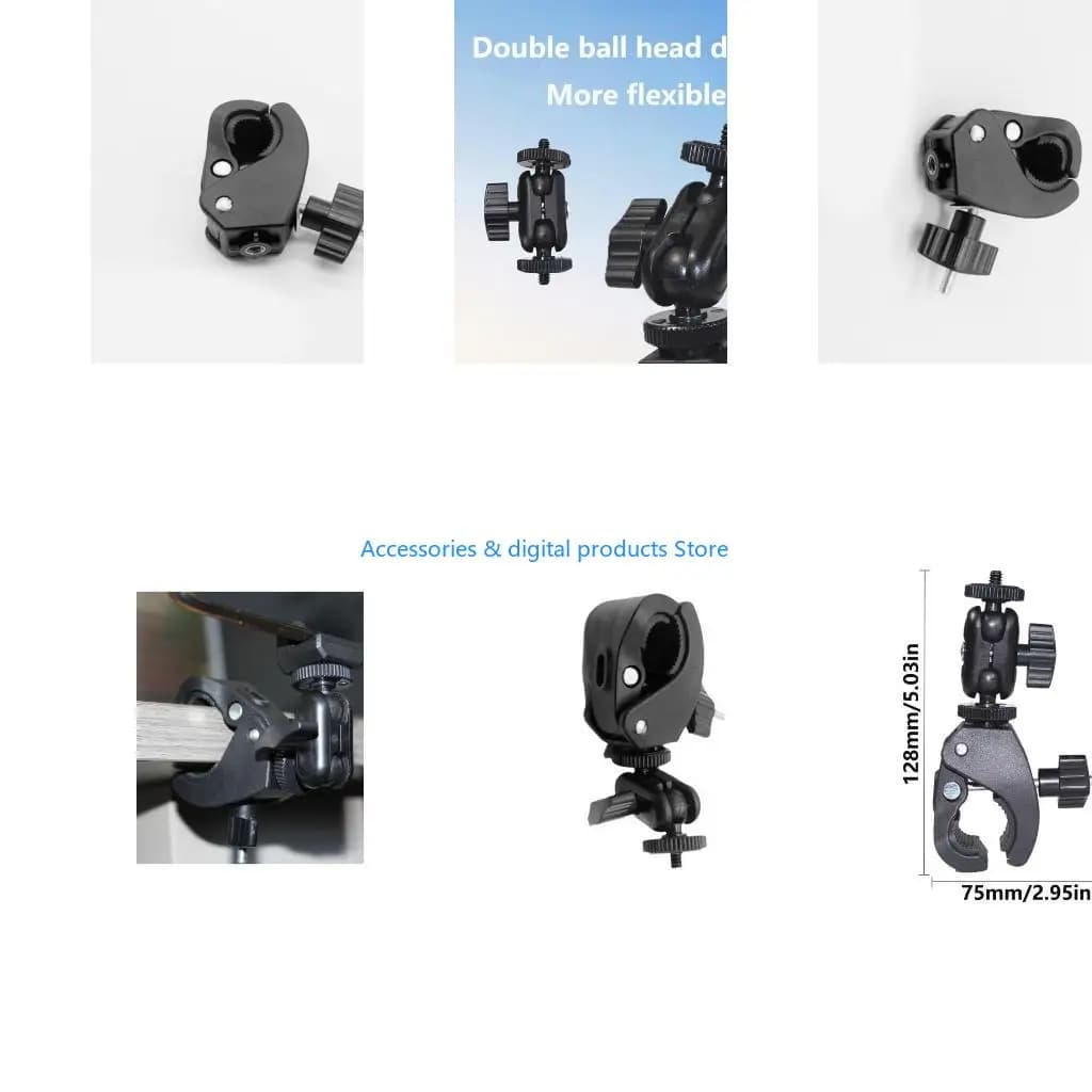 77JD Action Camera Mount Versatile Cycling Camera Bracket Bike Mounting for Camera