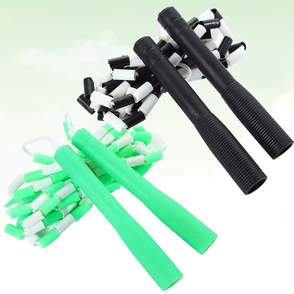 Corda per saltare in PVC da 2 pezzi per studenti, corda per saltare leggera con maniglie ergonomiche antiscivolo, sport indoor e outdoor