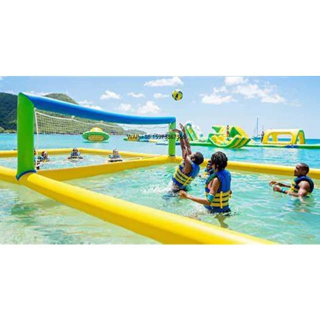 Customized PVC Inflatable Volleyball Field for Kids and Adults, Inflatable Swimming Pool for Football