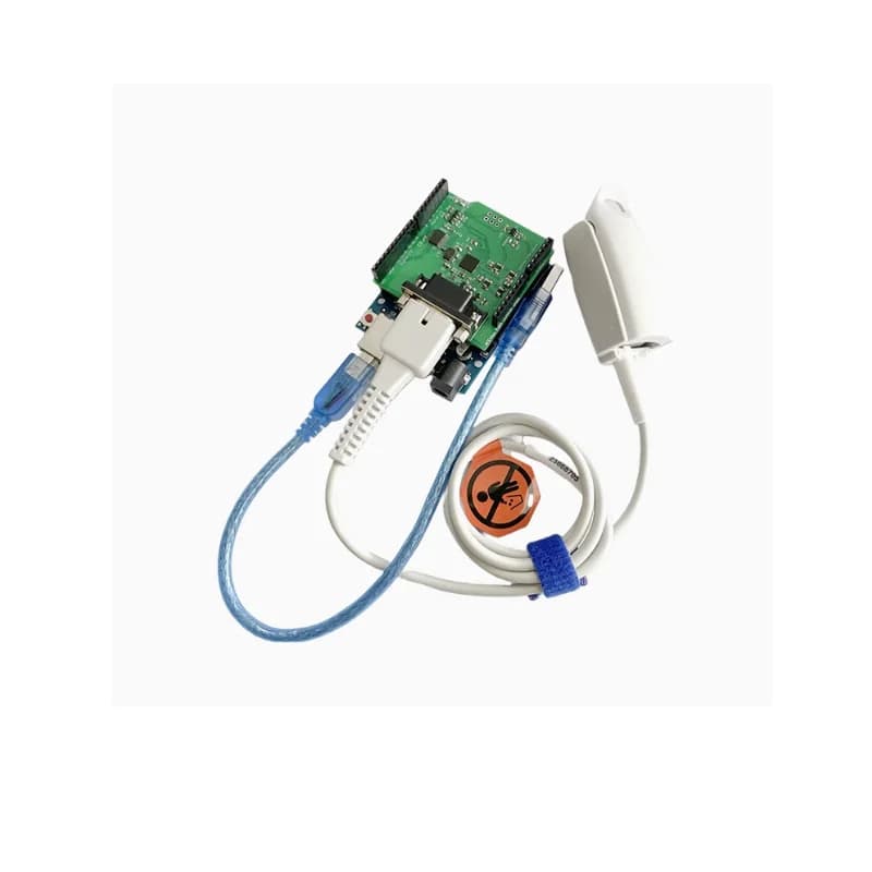 Development kit of infrared blood oxygen saturation detection module with pulse sensor with finger clip