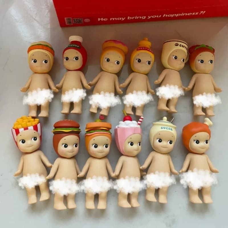 New Genuine Sonny Angel Snack Series Blind Box Mini Anime Action Figure Toy Mystery Box Doll Fans Birthday Customized Gift
