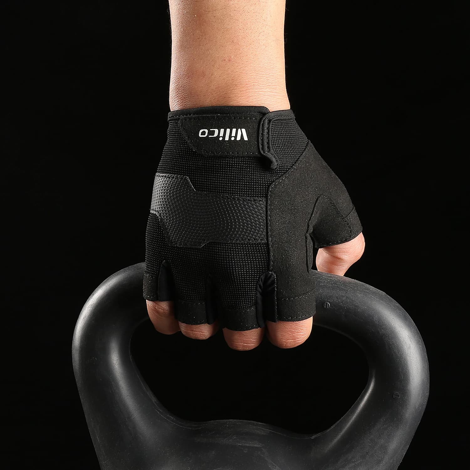 Gym Gloves Non-slip With Pads Pull Up Power Training Weight Lifting Gloves Kettlebell Workout Exercise Fitness Gloves Men
