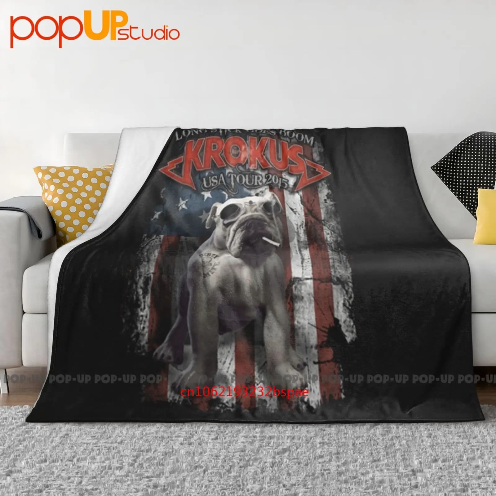 Krokus Band Tour Concert Coperta ultra morbida trapunta invernale Copridivano Copriletto