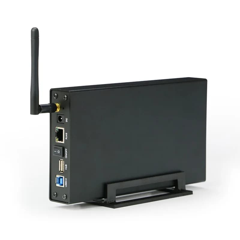 Multifunctional 3.5 Inch Hard Disk Case WiFi NAS Private Cloud Storage Box For Home Office Without HDD