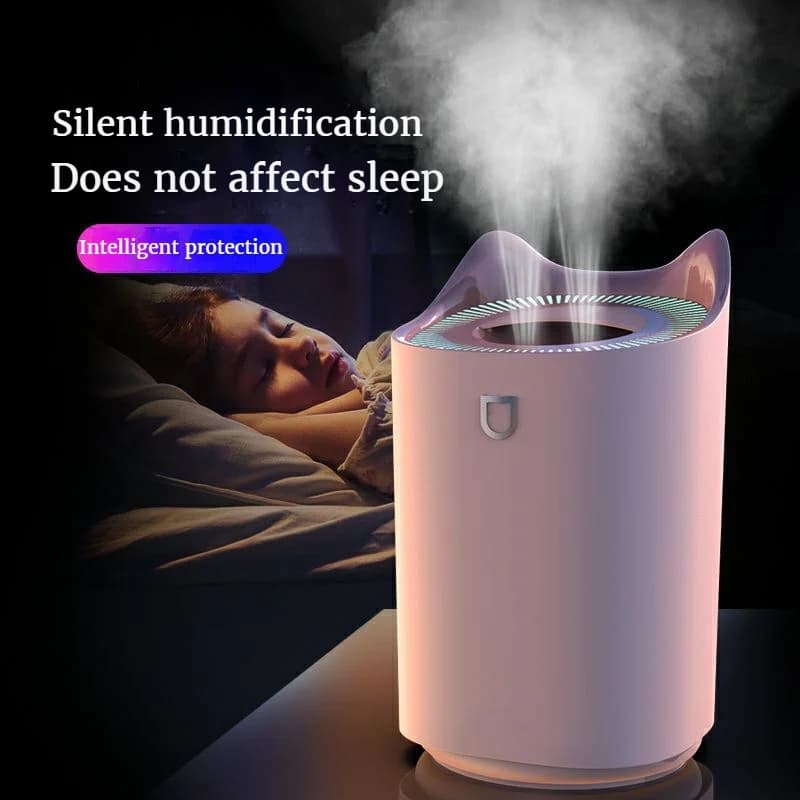 Umidificatore d'aria a doppio getto da 3000Ml atomizzatore di grande capacità diffusore di aromi ad ultrasuoni Cool Mist Maker purificatore d'aria Humificador