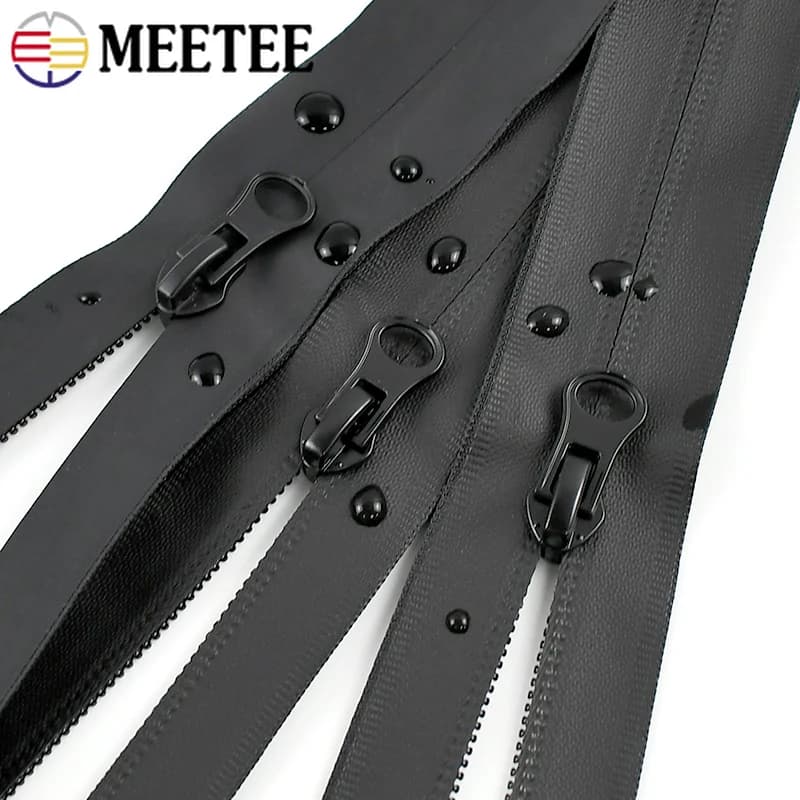 1/2/5 pezzi 15-100 cm cerniere in nylon inverso impermeabile vestiti giacca tende con cerniera chiusura cerniere kit di riparazione accessori per cucire fai da te