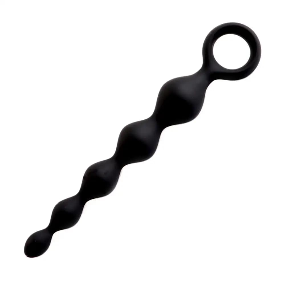 Perline anali in silicone - Plug anale con sfera stimolatore della prostata, 18+ giocattolo adulto del sesso per donne uomini coppie gay, strumento flirt SM erotico 20 cm