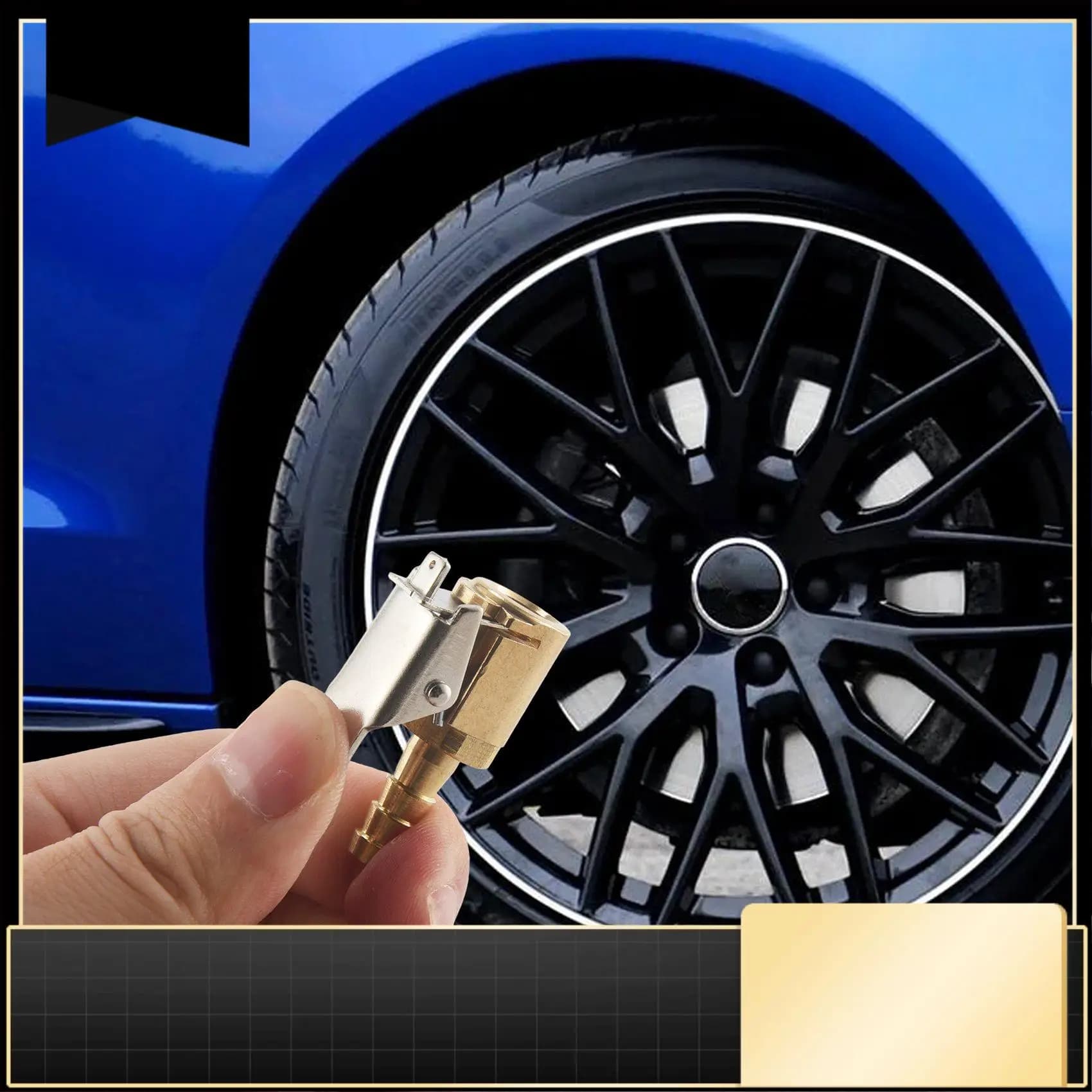 4Pc 6Mm Auto Pompa di Aria Mandrino Clip Auto Camion Pneumatico Gonfiatore Valvola Connettore Auto Aperto In Ottone Stelo Pneumatico
