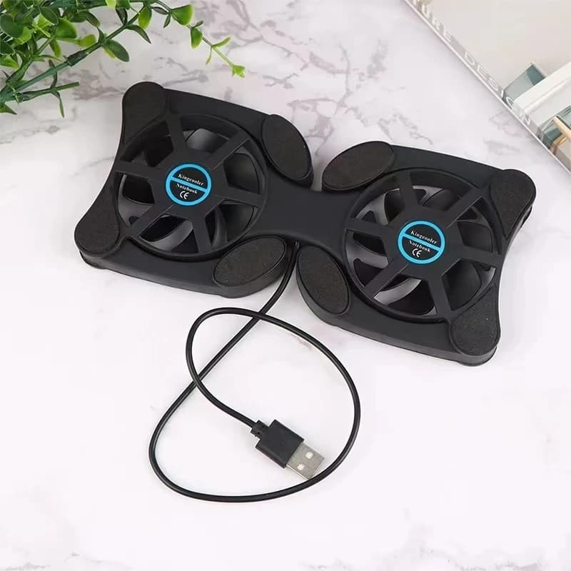 Mini ventola USB per laptop Supporto per notebook pieghevole Ventola pieghevole Dispositivo di raffreddamento per notebook Tappetino di raffreddamento Radiatore di raffreddamento Accessori per computer principali