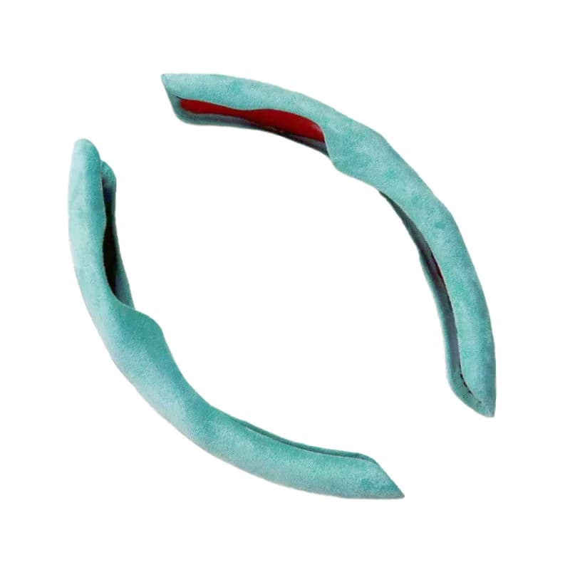 Coprivolante in pelle scamosciata per BMW Serie 3/7 X3 X5 E36 E39 E46 E60 E90 E92 F10 F20 F30 - Antiscivolo Assorbente il sudore