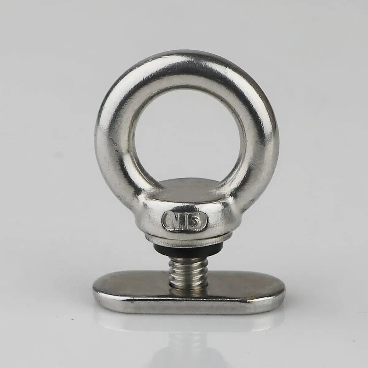316 Stainless Steel Eye Bolt with Slide Track Lock M6 Marine Boat Kayak Canoe Deck Rigging Tie Down Anchor Point Screw