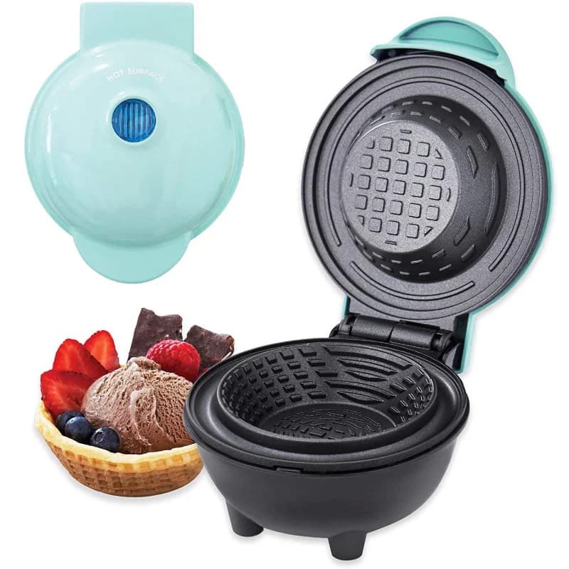 110/220V Waffle Bowl Machine, Breakfast Cake, Egg Tart, Ice Cream, Egg Roll Baking Mold, Non-Stick Baking Tray
