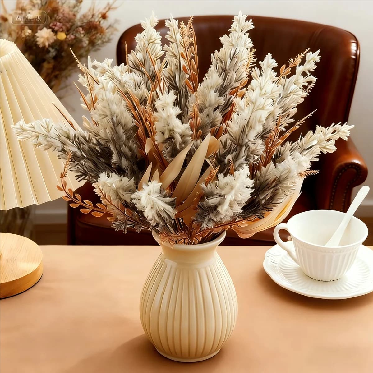 Pianta Artificiale di Giunco per Festival, Matrimoni, Vasi da Interno, Decorazioni da Giardino Esterno, Regalo Fai da Te, Fiore, Bouquet da Sposa, Ghirlanda, Decorazione per Tavolo da Giardino