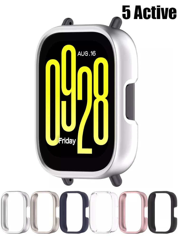 Cover For Redmi Watch 5 Active Case accessories Hollow Hard PC Bumper Frame Protective Redmi Watch 5 Active Smartwatch Cases