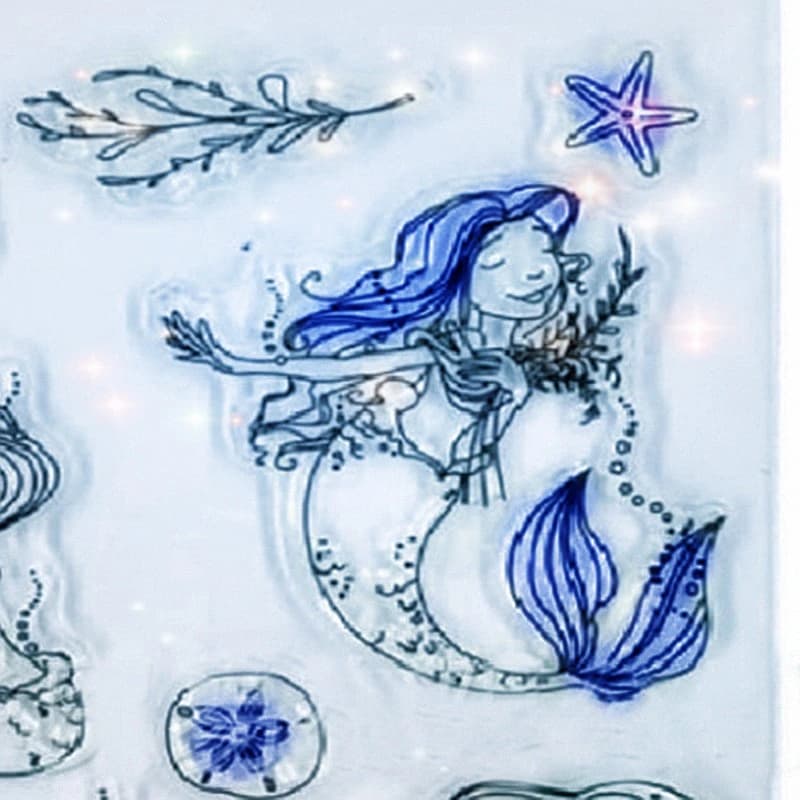 Magical World Clear Stamps Set – Unicorn, Mermaid, Fairy & More for Scrapbooking, Card Making & DIY Fantasy Crafts