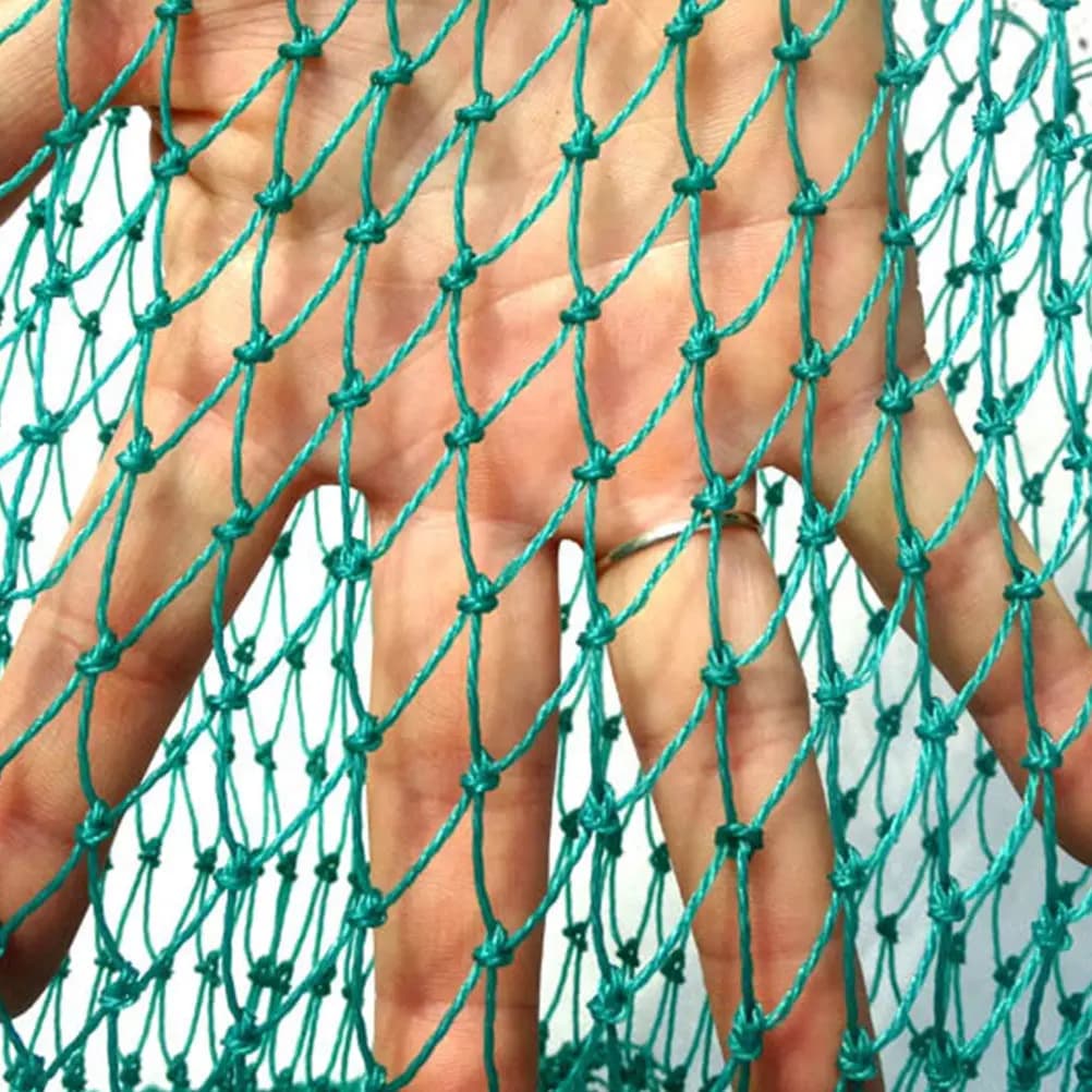 Rete da Pesca Rinforzata in Nylon per Lago, Fiume e Barca, con Drenaggio Rapido e Facile Conservazione