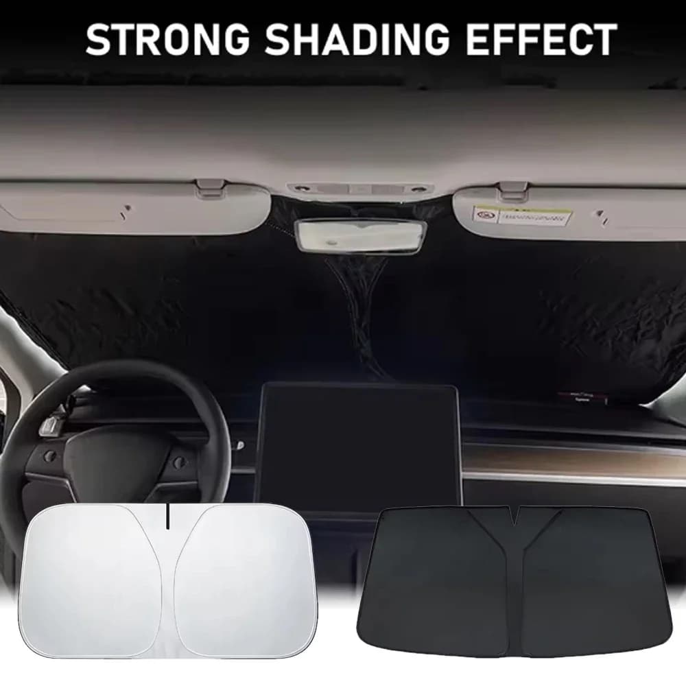 Parasole Universale per Parabrezza Auto, Pieghevole con Riflessione Laser al Titanio per Auto, Camion e SUV