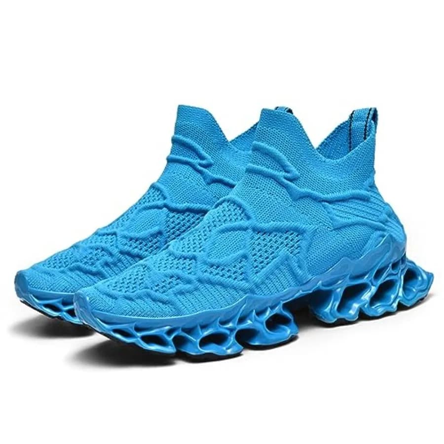 Poramea Scarpe da passeggio slip-on da uomo e donna, sneakers da jogging senza lacci, scarpe da ginnastica unisex in mesh per trail running e tempo libero